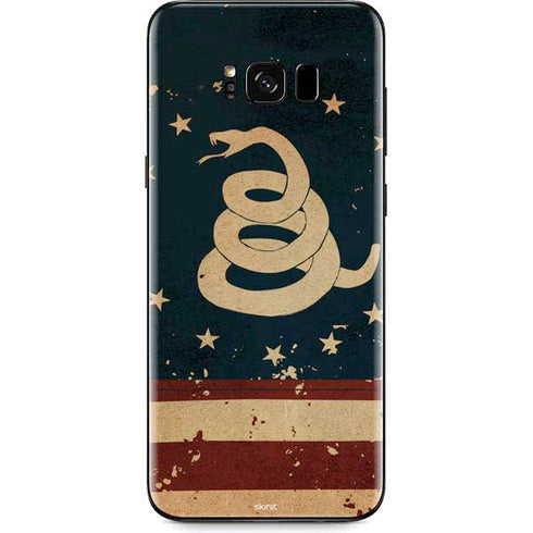 Dont Tread On Me American Flag Galaxy S8 Plus Skin