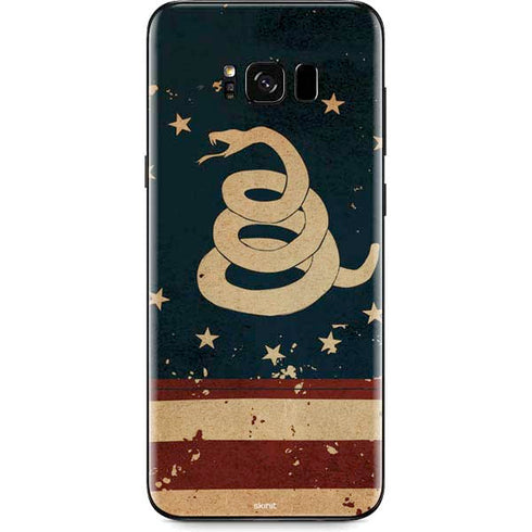 Dont Tread On Me American Flag Galaxy S8 Skin