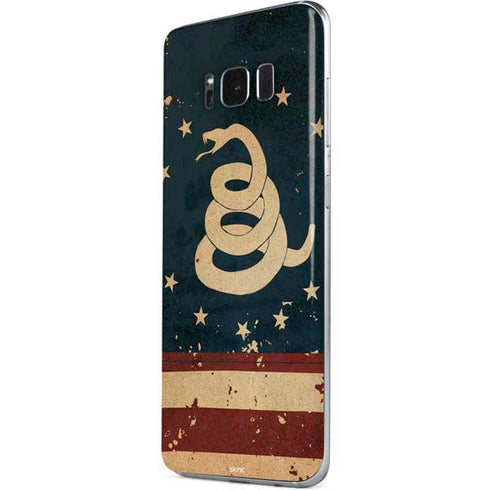 Dont Tread On Me American Flag Galaxy S8 Skin