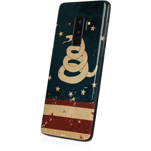 Dont Tread On Me American Flag Galaxy S9 Plus Skin