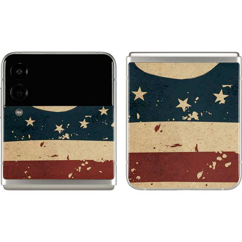 Dont Tread On Me American Flag Galaxy Z Flip3 5G Skin