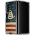 Dont Tread On Me American Flag Galaxy Z Fold4 5G Clear Case