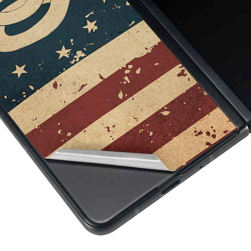 Dont Tread On Me American Flag Galaxy Z Fold4 5G Skin
