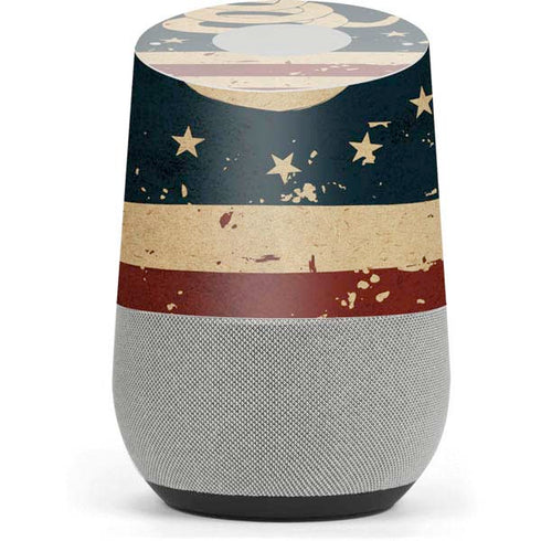 Dont Tread On Me American Flag Google Home Skin