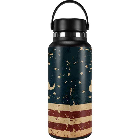 Dont Tread On Me American Flag Hydro Flask 32oz Wide Mouth Skin