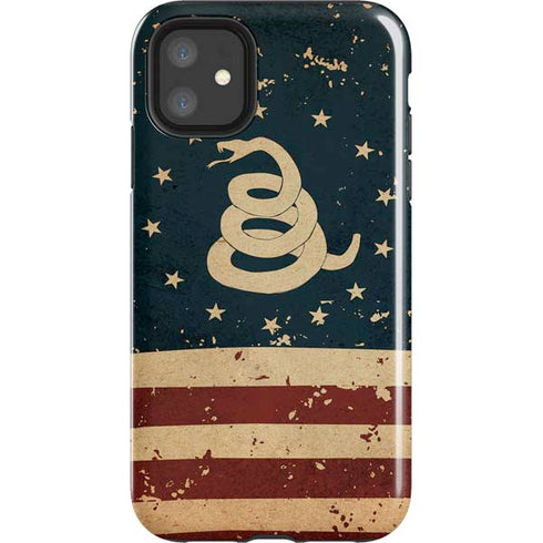 Dont Tread On Me American Flag iPhone 11 Impact Case