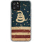 Dont Tread On Me American Flag iPhone 11 Pro Clear Case