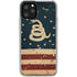 Dont Tread On Me American Flag iPhone 11 Pro Clear Case