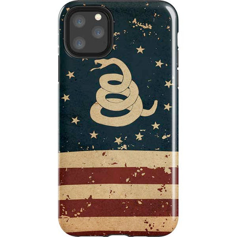 Dont Tread On Me American Flag iPhone 11 Pro Max Impact Case