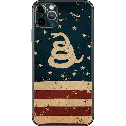 Dont Tread On Me American Flag iPhone 11 Pro Max Skin