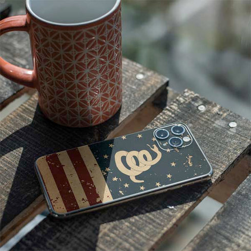 Dont Tread On Me American Flag iPhone 11 Pro Skin