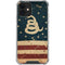 Dont Tread On Me American Flag iPhone 12 Clear Case