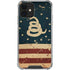 Dont Tread On Me American Flag iPhone 12 Clear Case