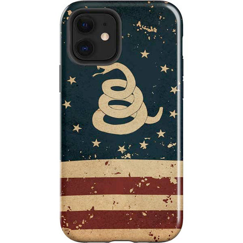 Dont Tread On Me American Flag iPhone 12 Impact Case