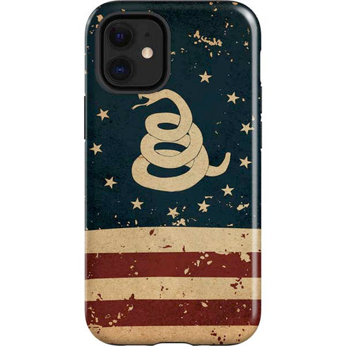 Dont Tread On Me American Flag iPhone 12 Mini Impact Case