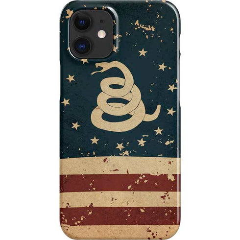Dont Tread On Me American Flag iPhone 12 Mini Lite Case