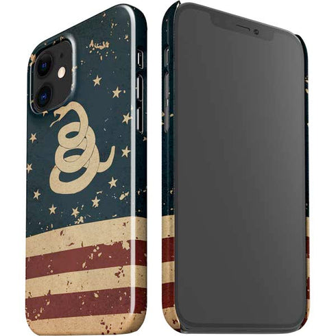 Dont Tread On Me American Flag iPhone 12 Mini Lite Case