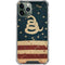 Dont Tread On Me American Flag iPhone 12 Pro Clear Case