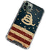 Dont Tread On Me American Flag iPhone 12 Pro Clear Case