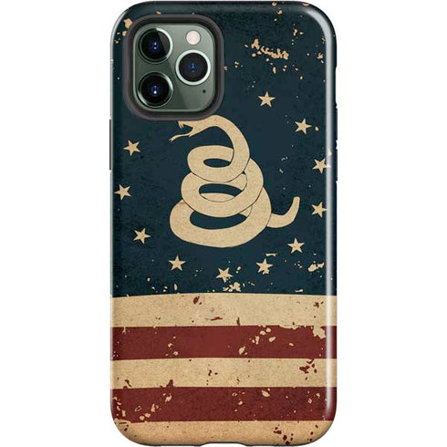 Dont Tread On Me American Flag iPhone 12 Pro Impact Case