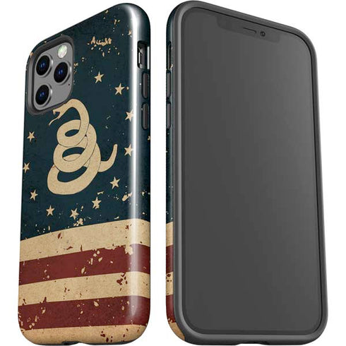 Dont Tread On Me American Flag iPhone 12 Pro Impact Case