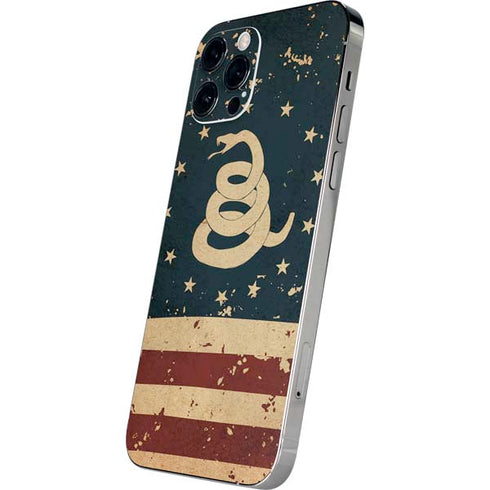 Dont Tread On Me American Flag iPhone 12 Pro Max Skin