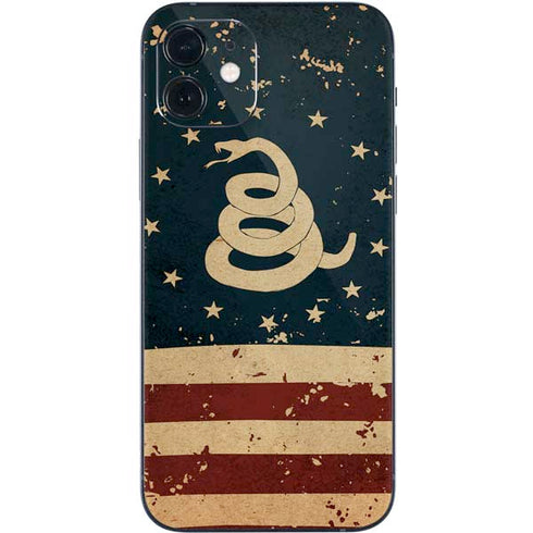 Dont Tread On Me American Flag iPhone 12 Skin