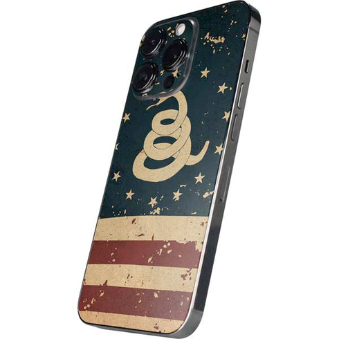 Dont Tread On Me American Flag iPhone 13 Pro Max Skin