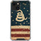 Dont Tread On Me American Flag iPhone 14 Plus Clear Case