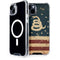 Dont Tread On Me American Flag iPhone 15 Plus MagSafe Case