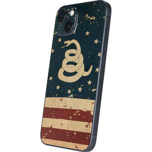 Dont Tread On Me American Flag iPhone 14 Plus Skin