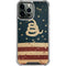 Dont Tread On Me American Flag iPhone 14 Pro Max Clear Case
