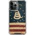 Dont Tread On Me American Flag iPhone 14 Pro Max Clear Case