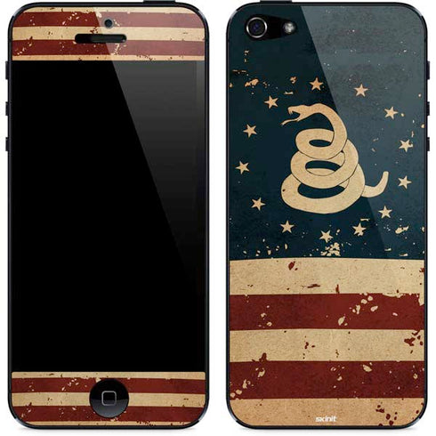 Dont Tread On Me American Flag iPhone 5/5s/5SE Skin