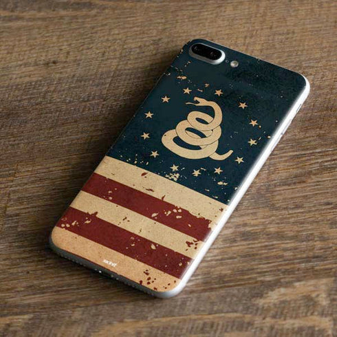 Dont Tread On Me American Flag iPhone 7 Plus Skin