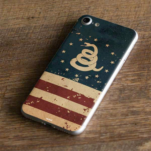 Dont Tread On Me American Flag iPhone 7 Skin