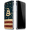 Dont Tread On Me American Flag iPhone SE (2nd & 3rd Gen) Clear Case