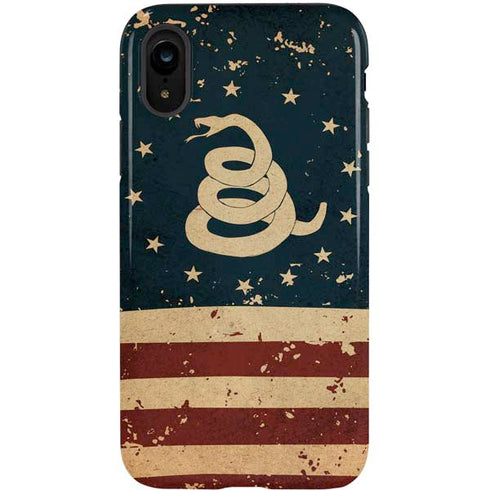 Dont Tread On Me American Flag iPhone XR Pro Case