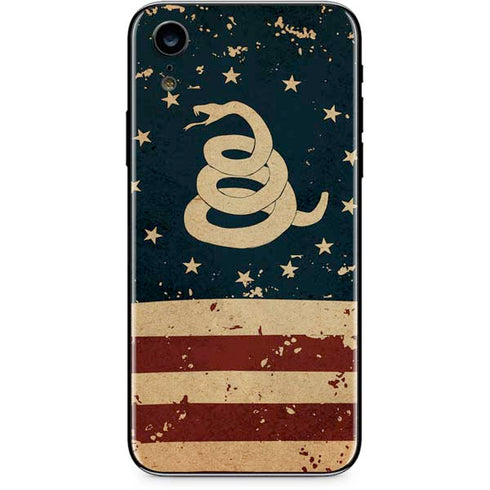 Dont Tread On Me American Flag iPhone XR Skin