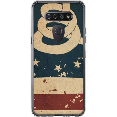 Dont Tread On Me American Flag LG K51/Q51 Clear Case