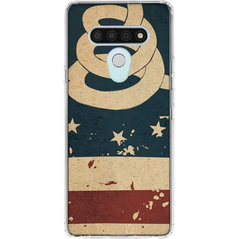 Dont Tread On Me American Flag LG Stylo 6 Clear Case
