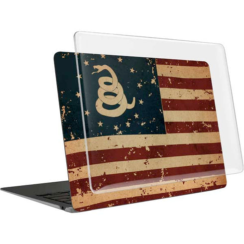 Dont Tread On Me American Flag MacBook Air 13in (2020) Case plus Skin