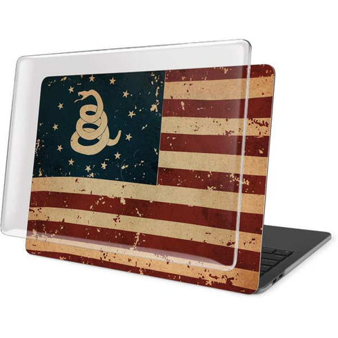 Dont Tread On Me American Flag MacBook Pro 15in (2016-19) Case plus Skin