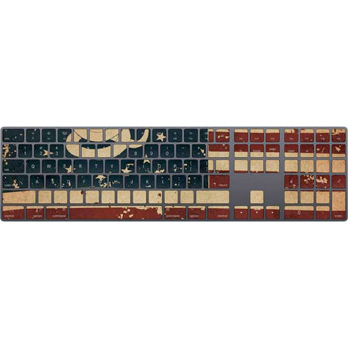 Dont Tread On Me American Flag Magic Keyboard with Numeric Keypad Skin