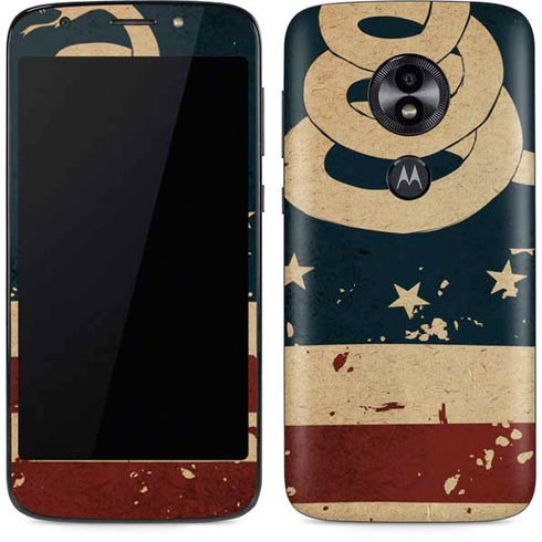 Dont Tread On Me American Flag Moto E5 Play Skin