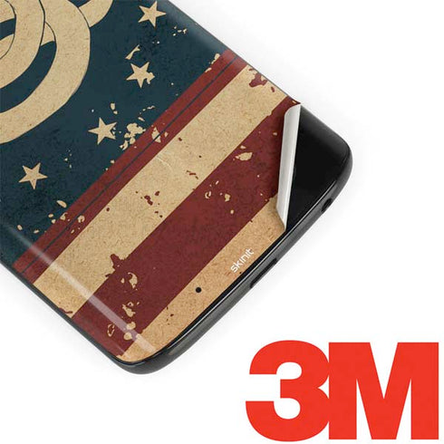Dont Tread On Me American Flag Moto G6 Skin