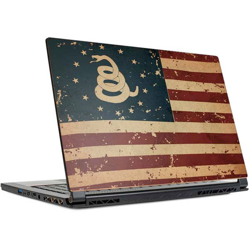 Dont Tread On Me American Flag MSI GS65 Stealth Laptop Skin