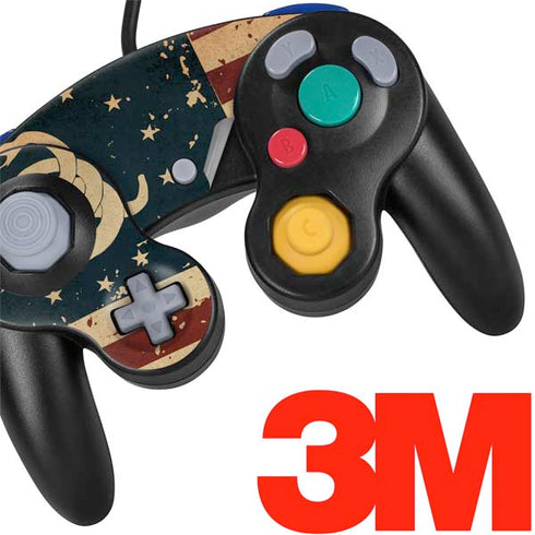 Dont Tread On Me American Flag Nintendo GameCube Controller Skin