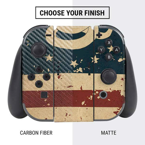 Dont Tread On Me American Flag Nintendo Switch Bundle Skin