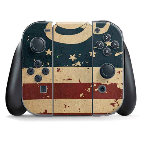 Dont Tread On Me American Flag Nintendo Switch (2017-2021) Joy-Con Controller Skin